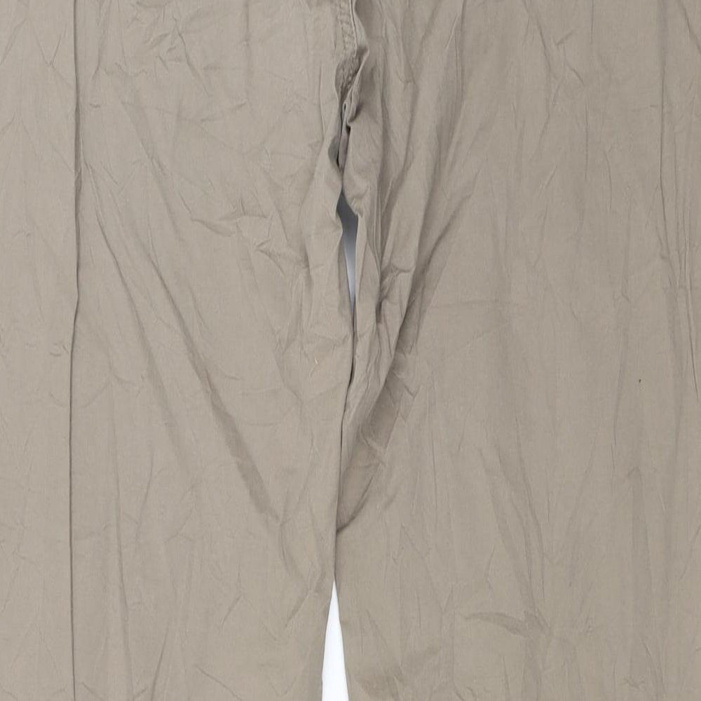Womens UK Size 38 in Sunbird Regular Fit  Beige Trousers