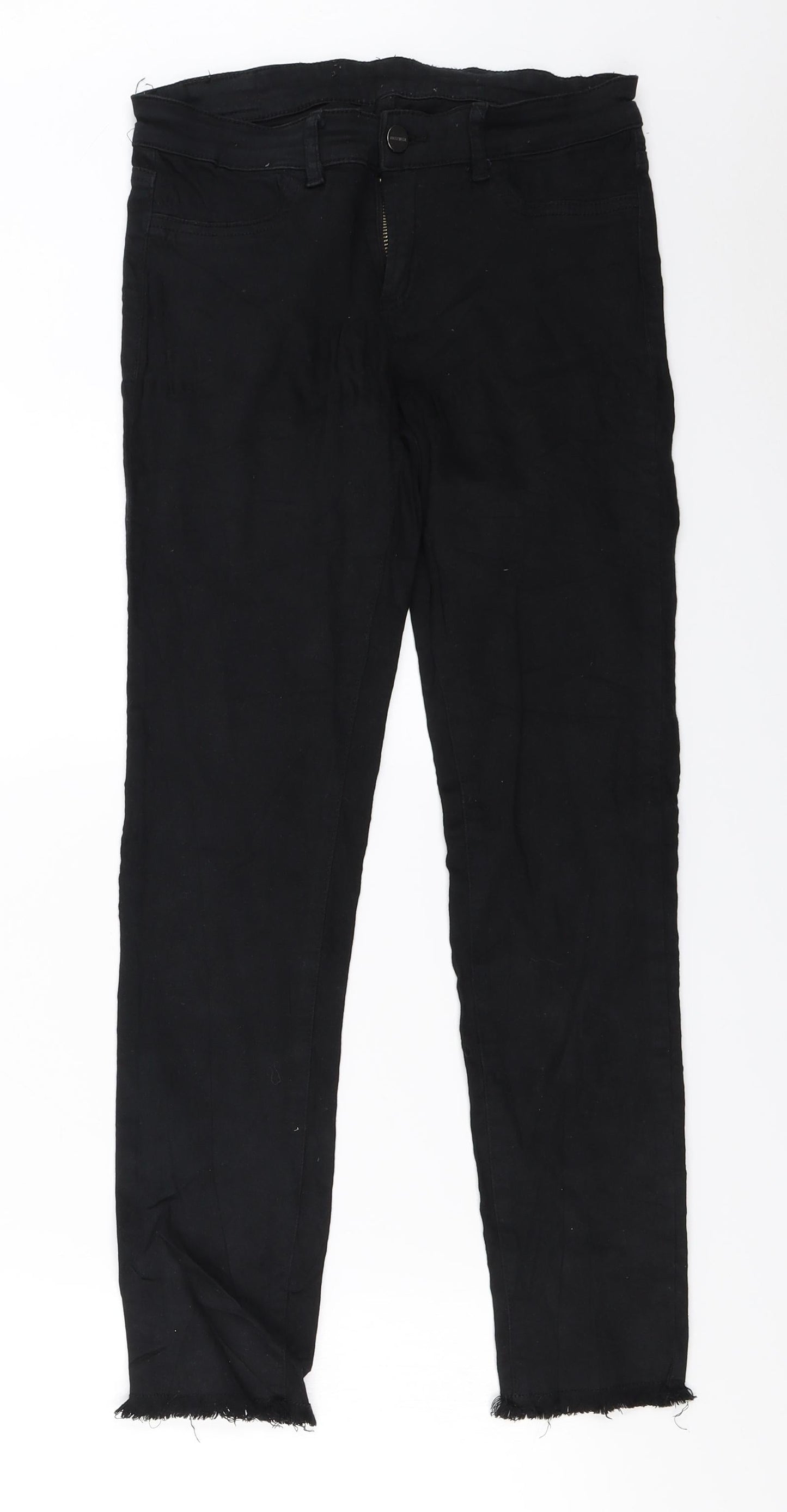 Womens UK Size 26 in Preworn Regular Fit Skinny Black Jeans