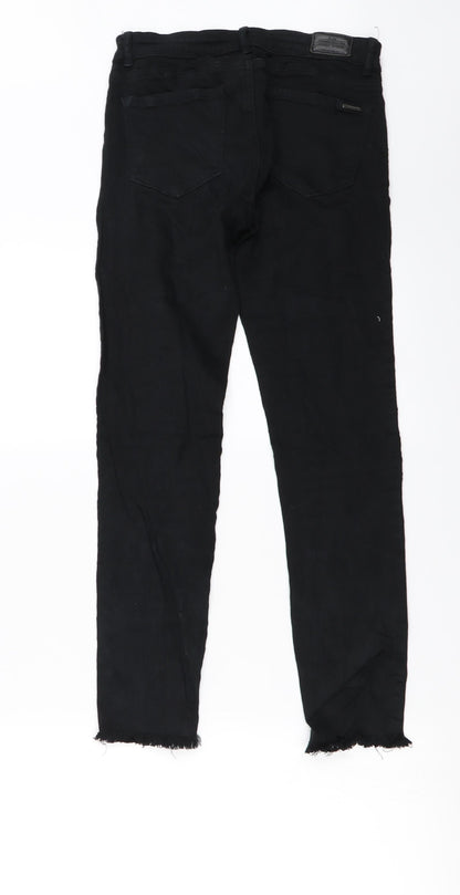 Womens UK Size 26 in Preworn Regular Fit Skinny Black Jeans
