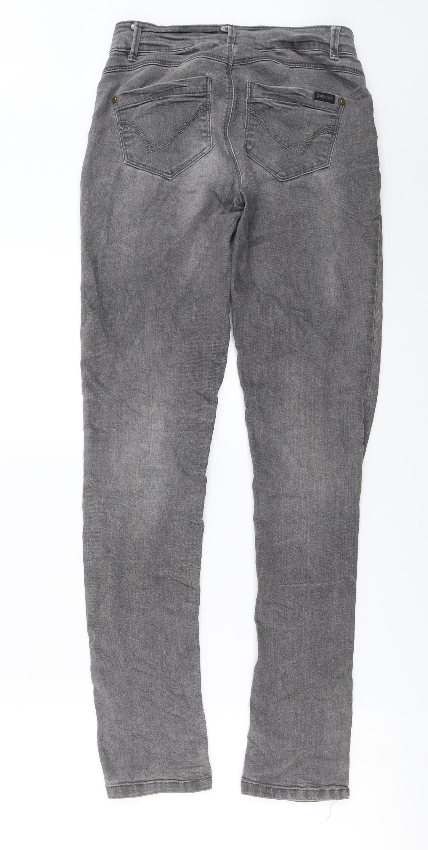 only  Womens Grey   Skinny Jeans Size XS L32 in