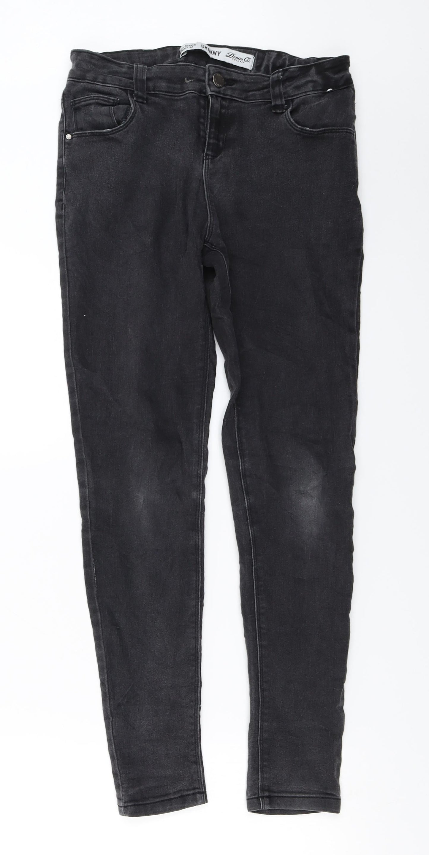 denim co Girls Grey   Skinny Jeans Size 12-13 Years