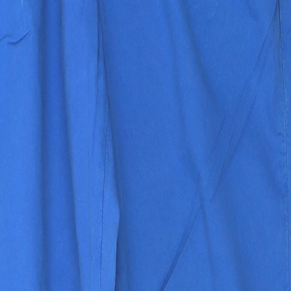 Womens UK Size 10 Topshop Regular Fit  Blue Trousers