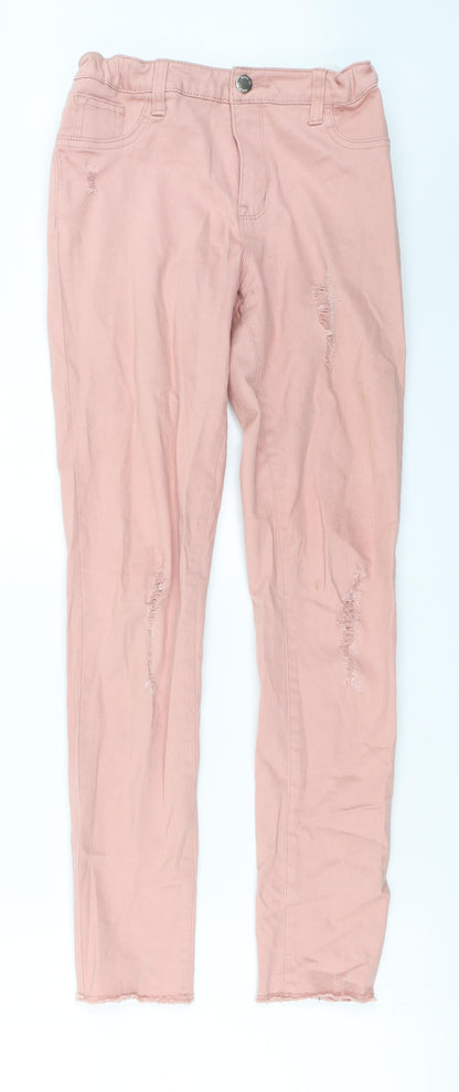 denim co Girls Pink   Skinny Jeans Size 13-14 Years