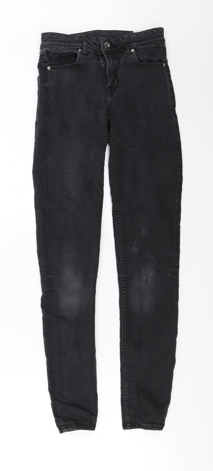 Womens UK Size 24 in H&M Regular Fit Skinny Blue Jeans