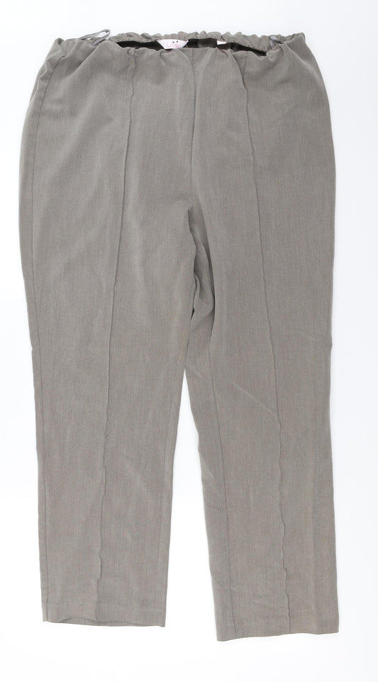 Womens UK Size 20 julipa Regular Fit  Beige Trousers