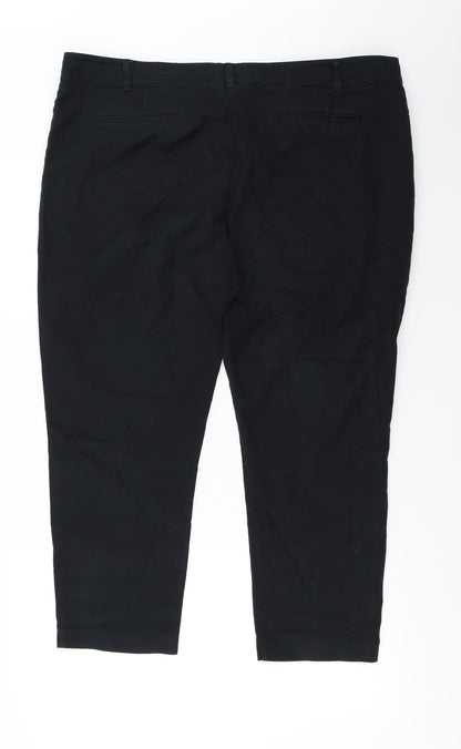 Womens UK Size 20 NEXT Regular Fit  Black Trousers