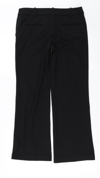 Womens UK Size 10 NEXT Regular Fit  Black Trousers