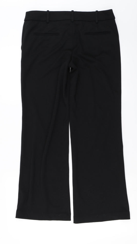 Womens UK Size 10 NEXT Regular Fit  Black Trousers
