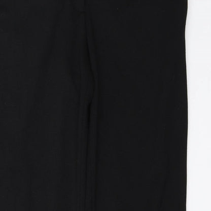 Womens UK Size 10 NEXT Regular Fit  Black Trousers