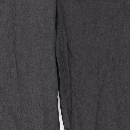 Womens UK Size 14 Marks and Spencer Regular Fit  Grey Trousers