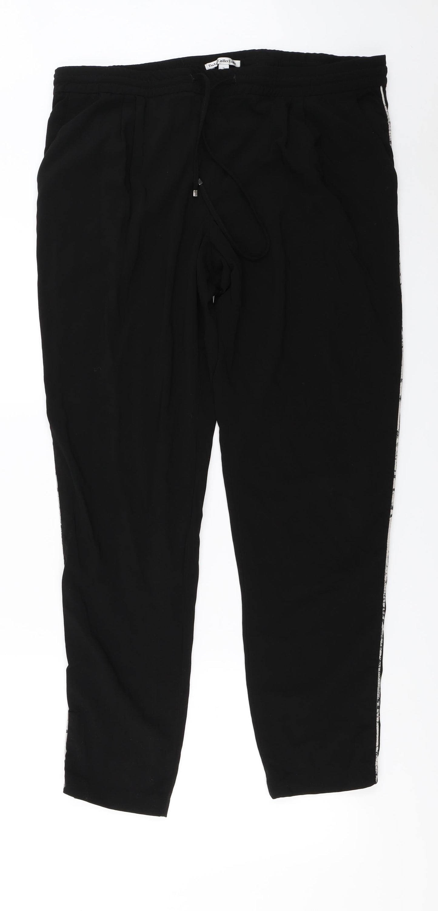 Dalia Collection  Womens Black   Trousers  Size XL L27 in