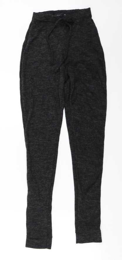 Womens UK Size 6 PRETTYLITTLETHING Regular Fit Jogger Grey Trousers