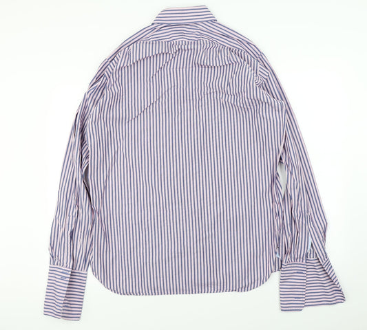 Sartorial  Mens Red Striped   Button-Up Size 42