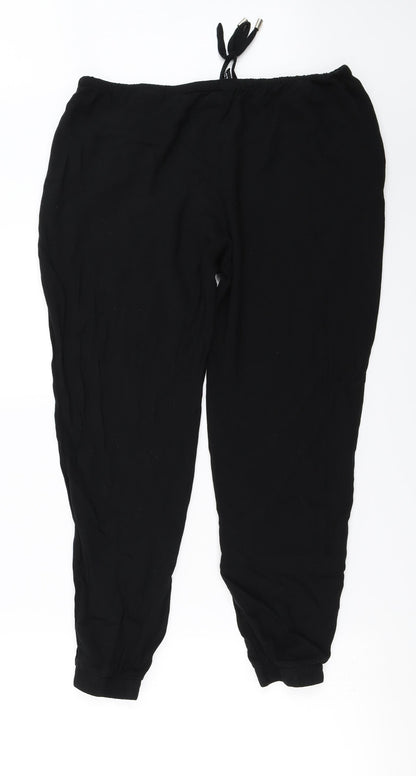 Womens UK Size 10 H&M Regular Fit  Black Trousers