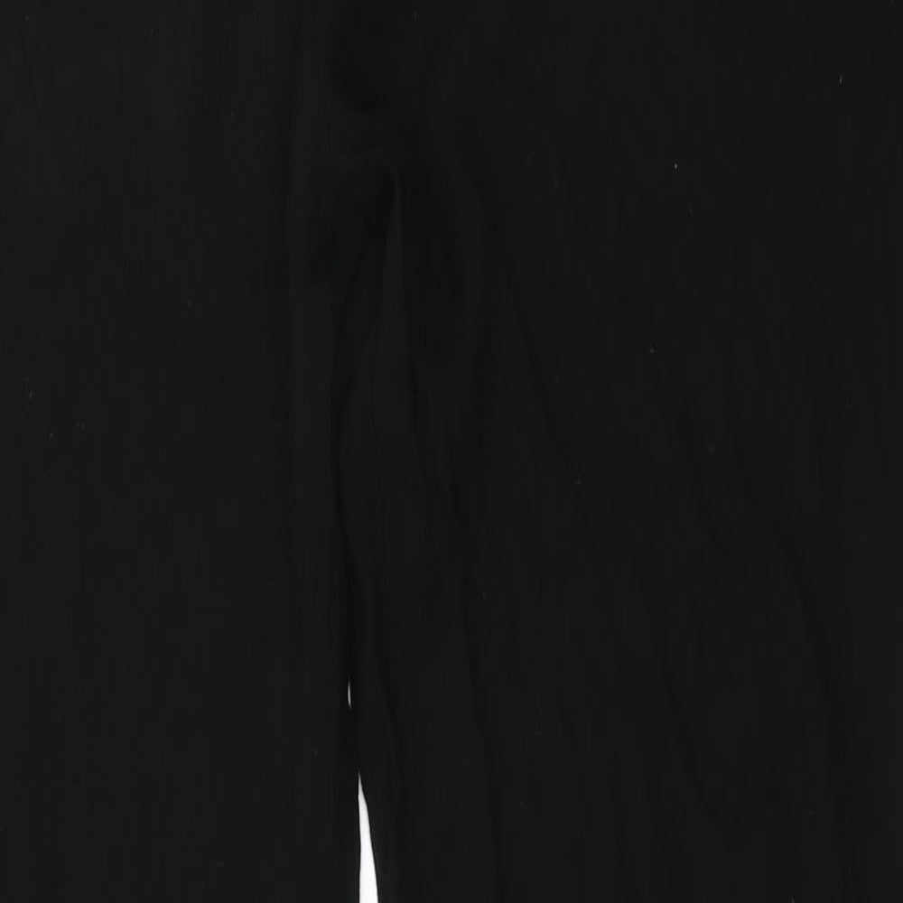 Womens UK Size 10 H&M Regular Fit  Black Trousers