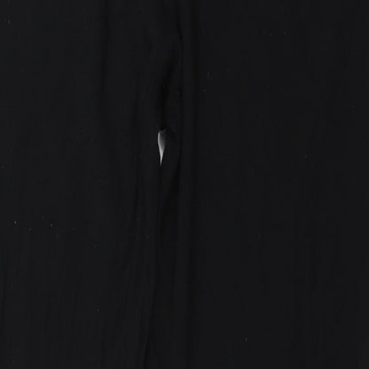 Womens UK Size 10 H&M Regular Fit  Black Trousers
