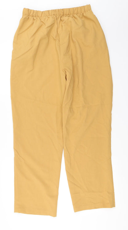 kaland  Womens Yellow   Trousers  Size 14 L25 in