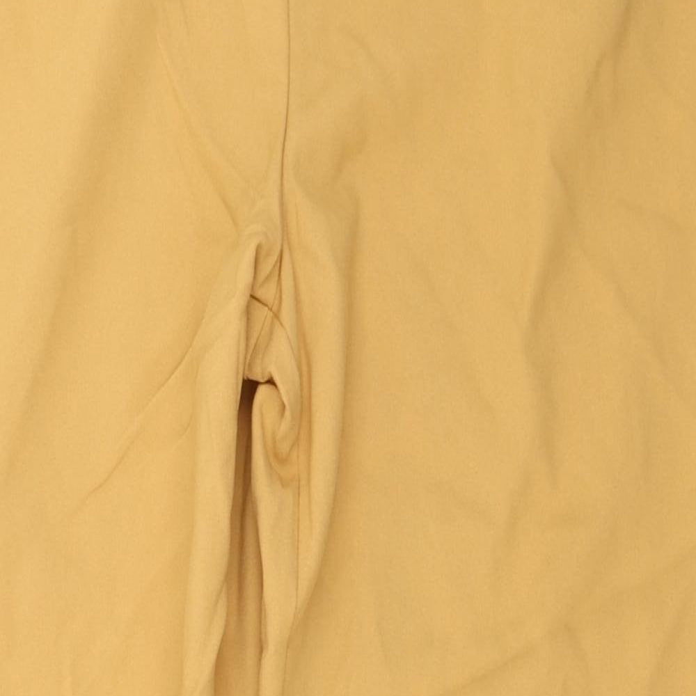 kaland  Womens Yellow   Trousers  Size 14 L25 in