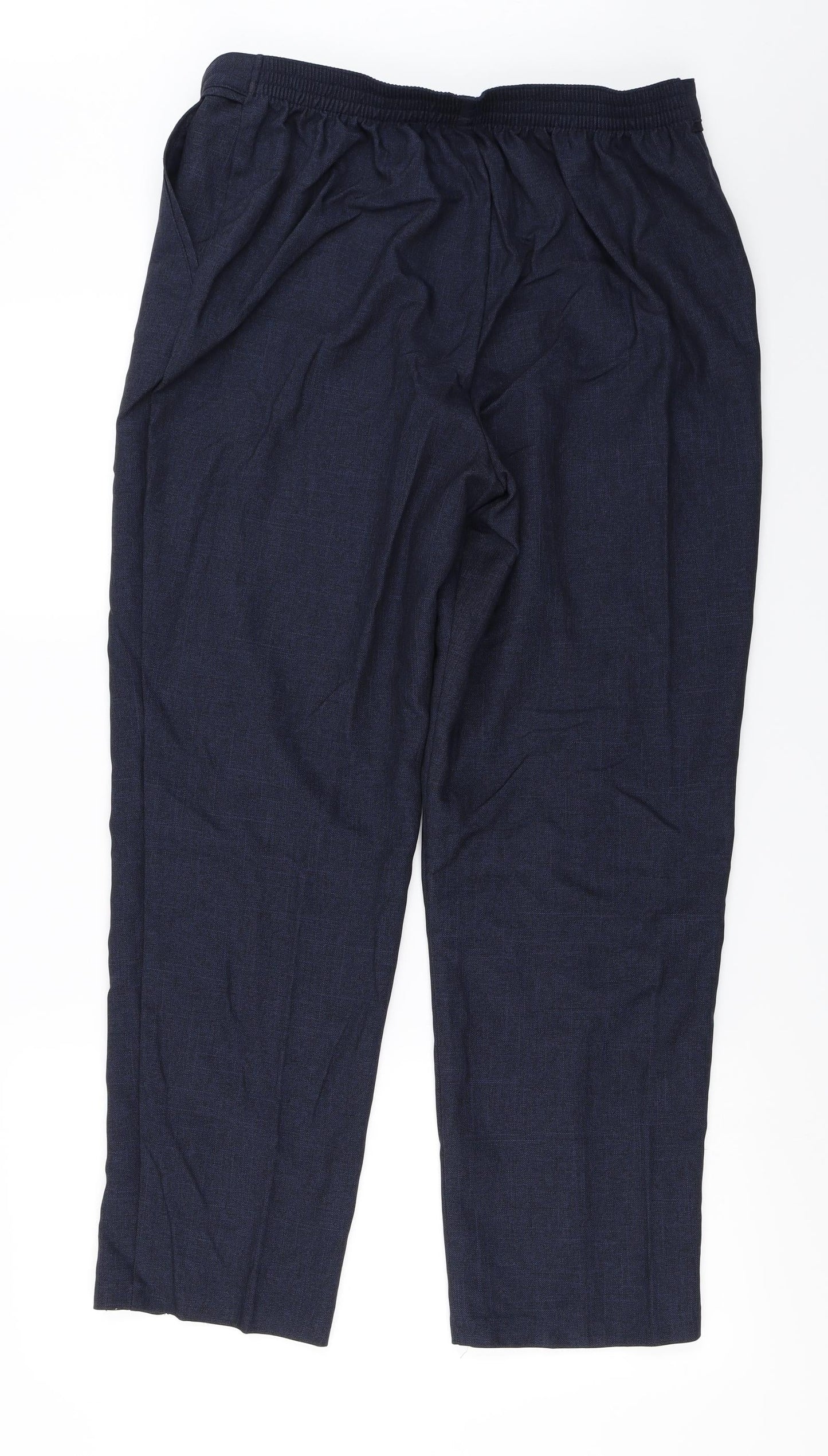 Womens UK Size 16 Marks and Spencer Regular Fit  Blue Trousers