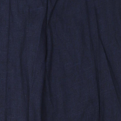 Womens UK Size 16 Marks and Spencer Regular Fit  Blue Trousers