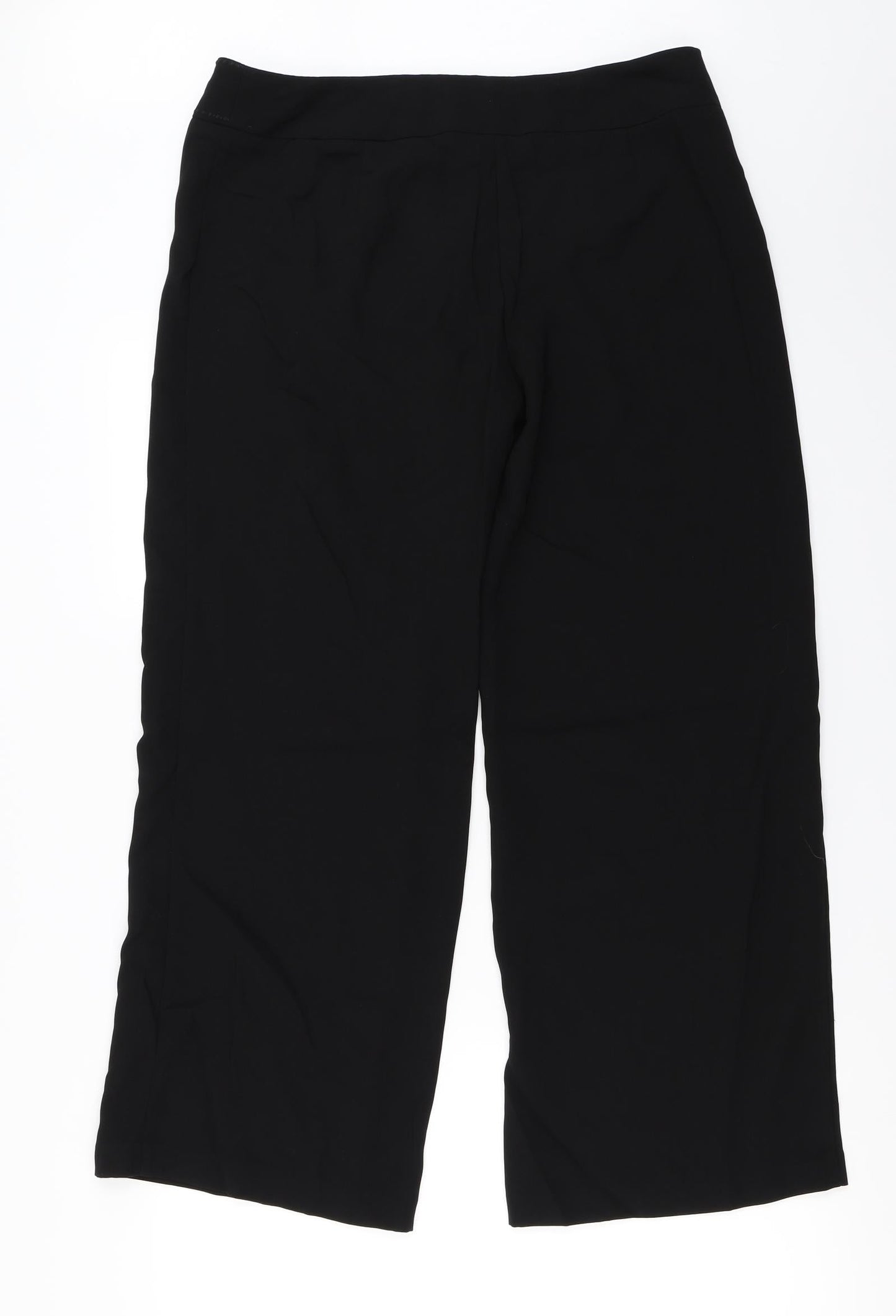 Womens UK Size 14 Marks and Spencer Regular Fit  Black Trousers