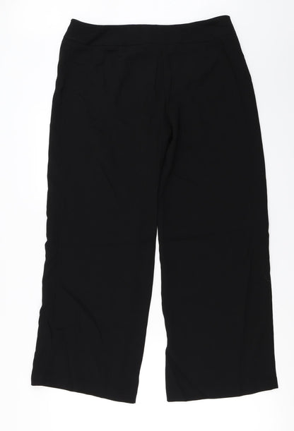 Womens UK Size 14 Marks and Spencer Regular Fit  Black Trousers