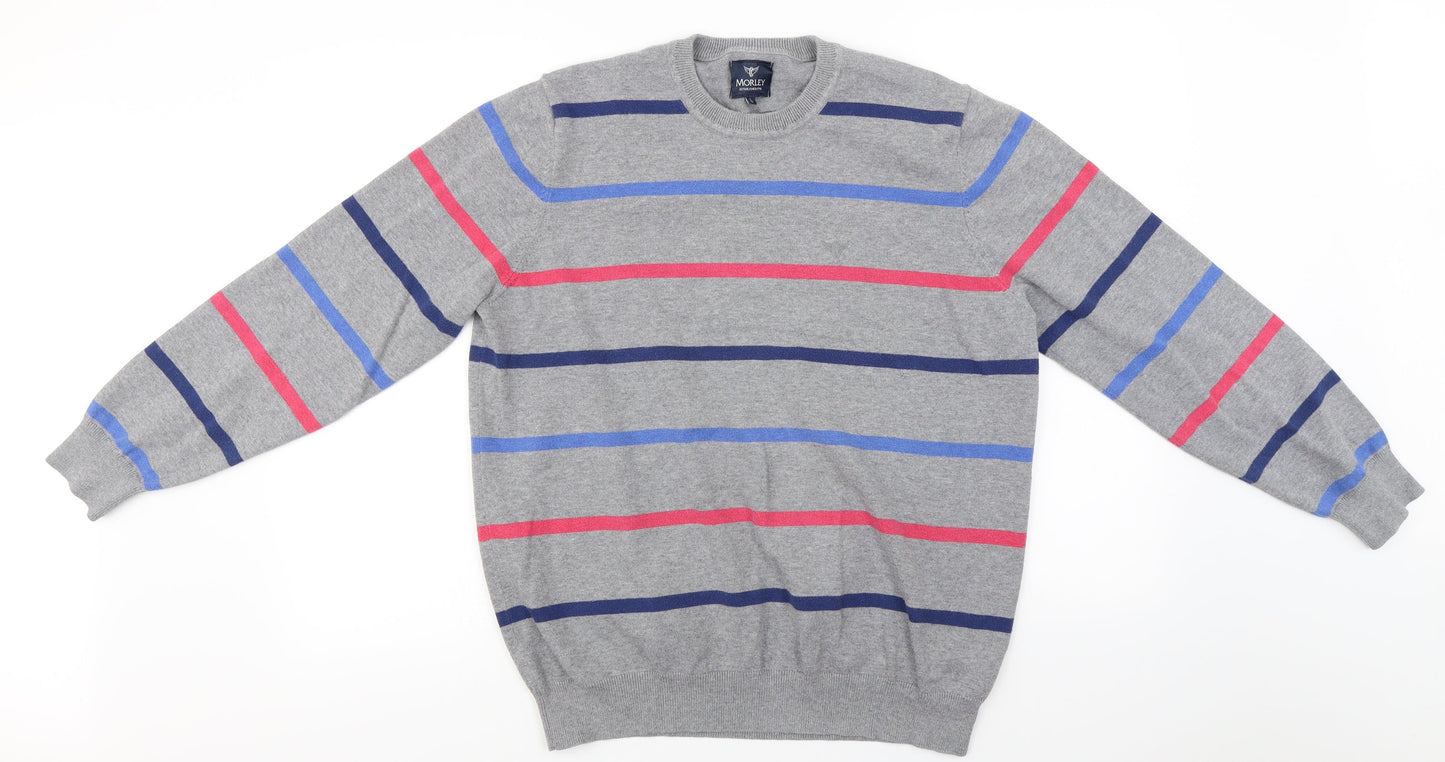 Morley  Mens Grey   Pullover Jumper Size L