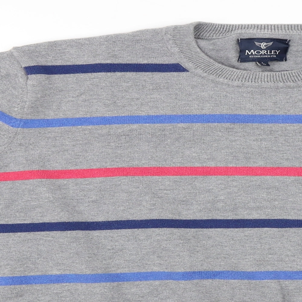 Morley  Mens Grey   Pullover Jumper Size L