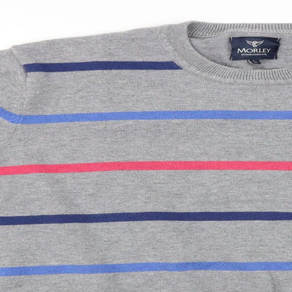Morley  Mens Grey   Pullover Jumper Size L