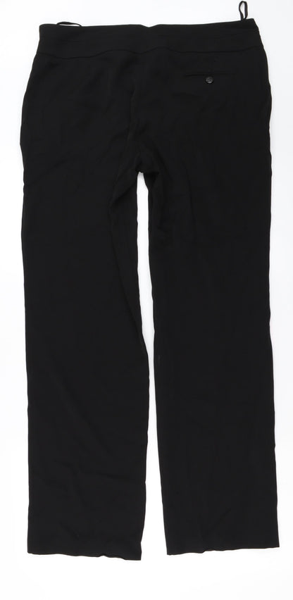 Womens UK Size 36 in south Regular Fit  Black Trousers