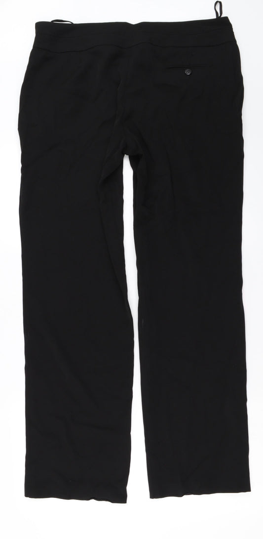Womens UK Size 36 in south Regular Fit  Black Trousers