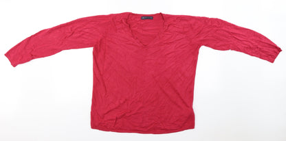 Marks and Spencer Womens Pink   Pullover Jumper Size 20