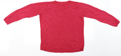 Marks and Spencer Womens Pink   Pullover Jumper Size 20