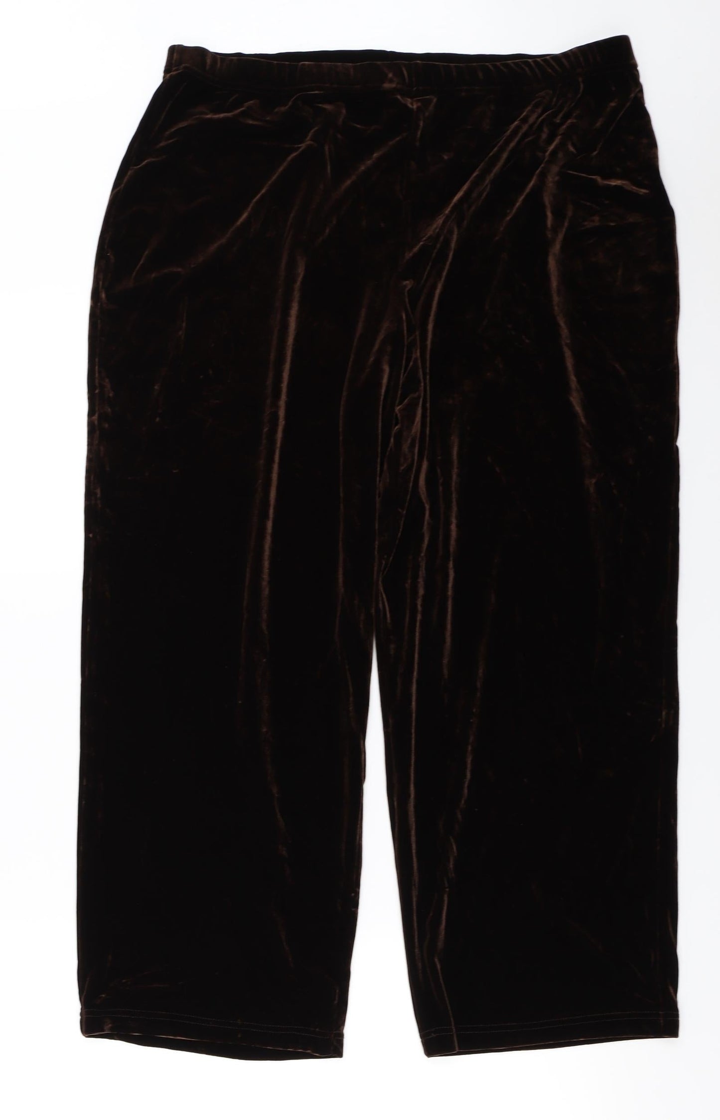 Womens UK Size 22 Joanna Hope Regular Fit  Brown Trousers
