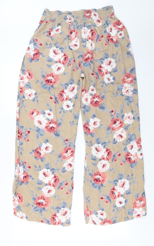 Womens UK Size 14 evie Regular Fit  Brown Trousers