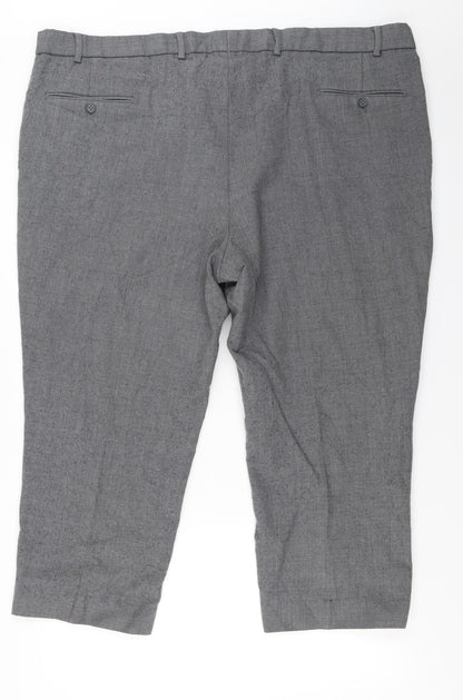 wool blend Mens Grey   Trousers  Size 43 in L24 in