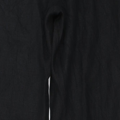 Per Una  Womens Black   Trousers  Size 14 L27 in
