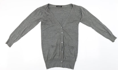 Select  Womens Grey   Cardigan Jumper Size 14