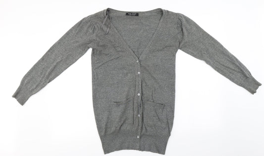 Select  Womens Grey   Cardigan Jumper Size 14