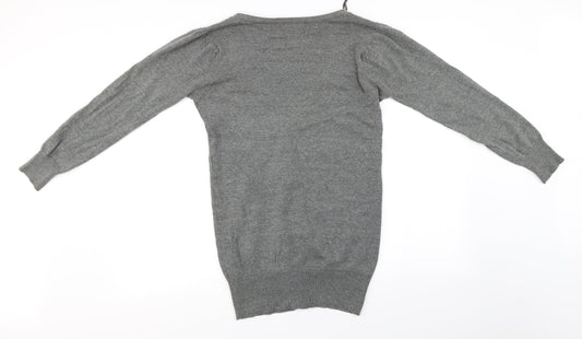Select  Womens Grey   Cardigan Jumper Size 14