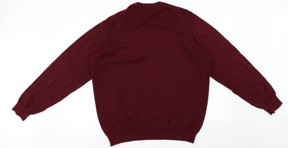 Golf Co  Mens Red   Pullover Jumper Size L