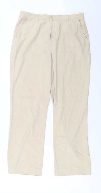 Rowland's  Mens Beige   Trousers  Size 30 in L25 in