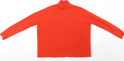 Warehouse  Womens Orange   Pullover Jumper Size S