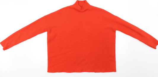 Warehouse  Womens Orange   Pullover Jumper Size S