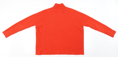Warehouse  Womens Orange   Pullover Jumper Size S