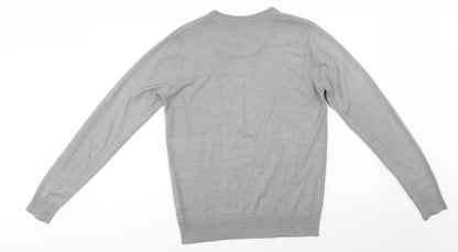 industrialize  Mens Grey   Pullover Jumper Size S