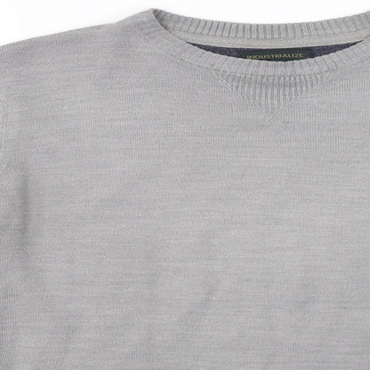 industrialize  Mens Grey   Pullover Jumper Size S