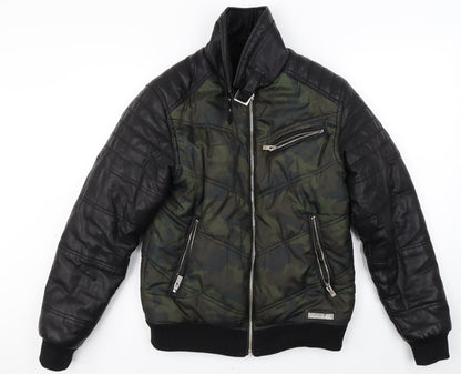 Condemned Nation  Womens Green Camouflage  Jacket Coat Size S