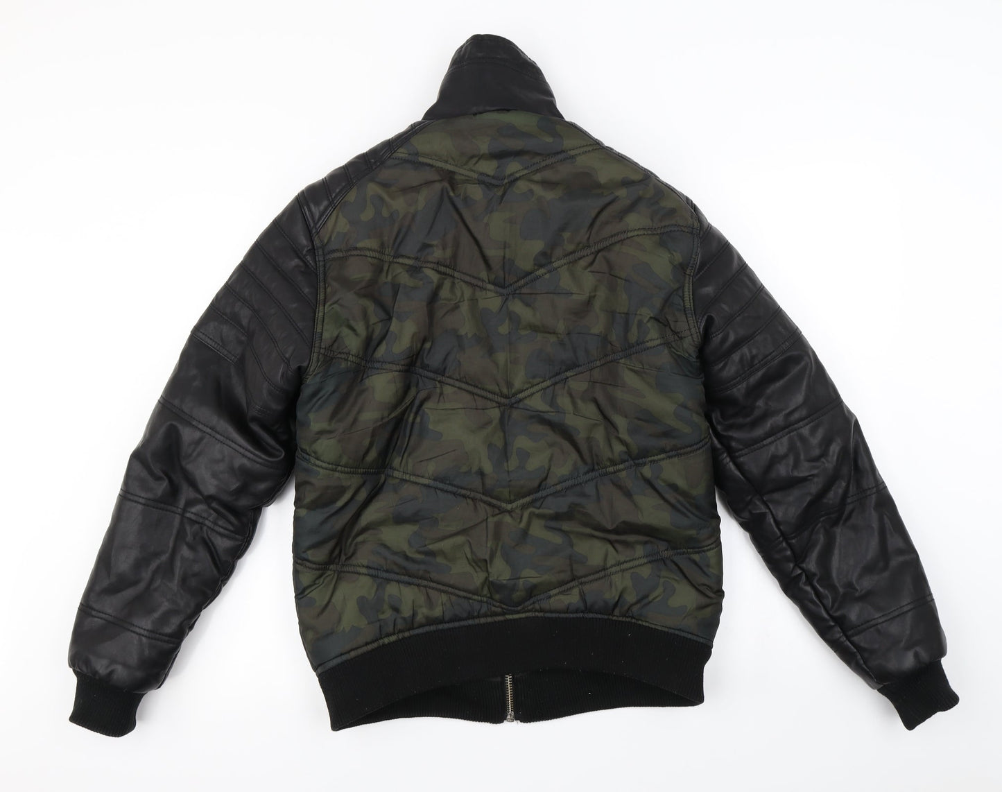 Condemned Nation  Womens Green Camouflage  Jacket Coat Size S