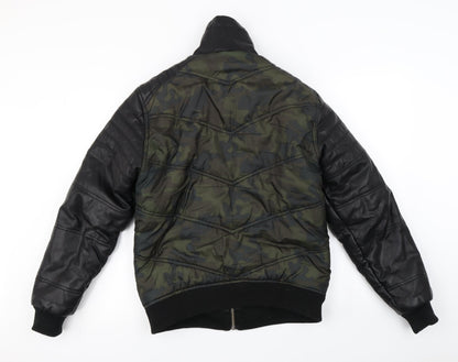 Condemned Nation  Womens Green Camouflage  Jacket Coat Size S